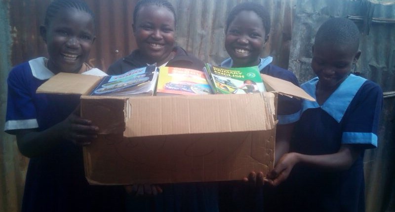 New books for the children were delivered.